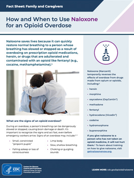 How and when to use Naloxone for an opioid overdose